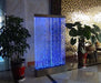 72"X40" 3XL Bubble Fountain, Stainless Steel Base Twin Bubble Panel, Color Lights/Remote Ctrl