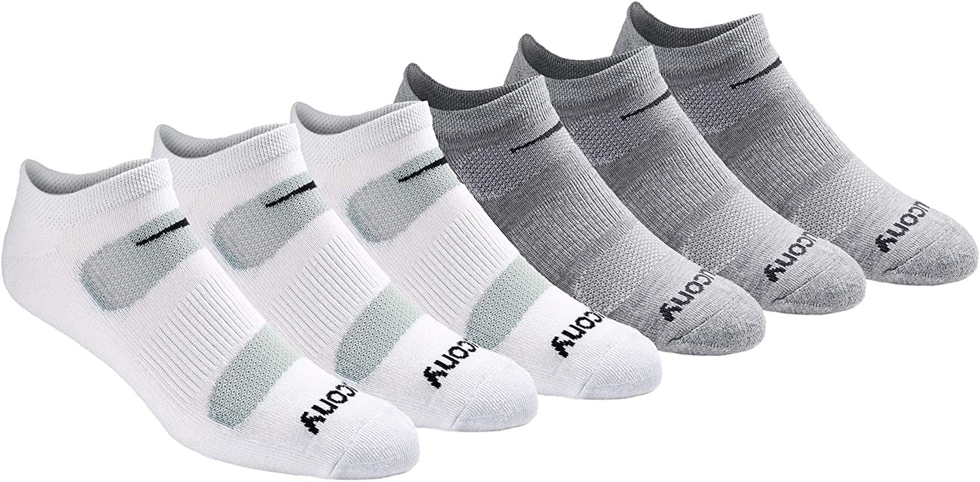 Men'S Multi-Pack Mesh Ventilating Comfort Fit Performance No-Show Socks