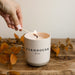 Farmhouse Candle | Autumn, Cinnamon, and Nutmeg, Fall Scented Soy Candles for Home | 12Oz Stone Jar, 60+ Hour Burn Time, Made in the USA