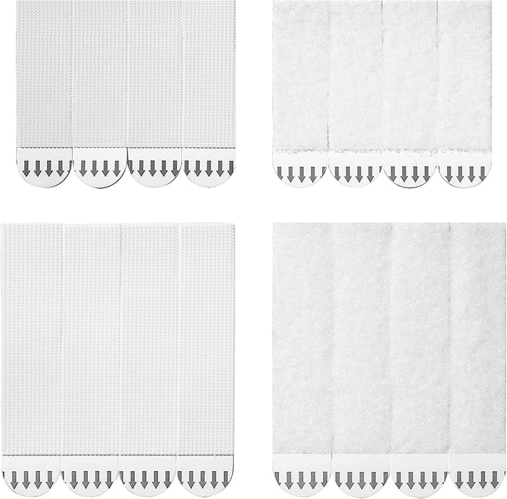 28-Pairs(56 Strips) Large Picture Hanging Strips Heavy Duty, Removable Hook and Loop Tape, Picture Hanger Damage Free, Adhesive Strips for Frame Hanging and Christmas Decorations