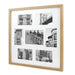 Better Homes & Gardens 18X18 Natural Wood Collage Wall Frame