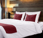 Bed Pillows for Sleeping Queen Size (Burgundy), Set of 2, Cooling Hotel Quality, Gusseted Pillow for Back, Stomach or Side Sleepers