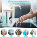 Automatic Soap Dispenser,Touchless Infrared Motion Touch Free Sensor Auto Soap Dispenser with Waterproof Base Suitable for Bathroom Kitchen Office Washroom Restaurants