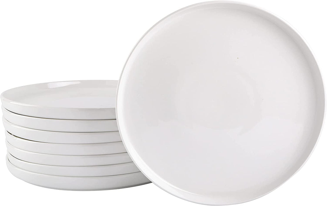 Gibson Home Oslo Porcelain Dinnerware Set, Service for 4 (16Pcs), White