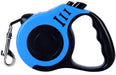 Retractable Dog Leash 16Ft Heavy Duty Pet Walking Leash with Anti-Slip Handle One-Hand Brake Blue
