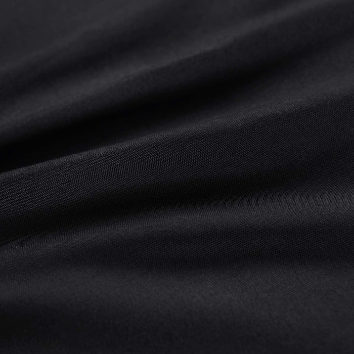 Comforter Duvet Insert - Quilted Comforter with Corner Tabs - Box Stitched down Alternative Comforter (Queen, Black)