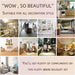 92PCS Beautiful Natural Pampas Grass Bouquet Decor | Long-Lasting Dried Flowers Bouquet for Boho Home Decor and Boho Wedding Decor (The Wild Bouquet)
