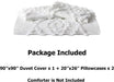 Oli Anderson Tufted Duvet Cover Queen Size, Soft and Lightweight Duvet Covers Set for All Seasons, 3 Pieces Boho Embroidery Shabby Chic Bedding Set (White, Queen, 90’’ X 90’’)
