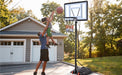 7-9.2 Ft. Height Adjustable Hoop Portable Basketball System Goal Outdoor Kids Youth with Wheels and Weighted Base