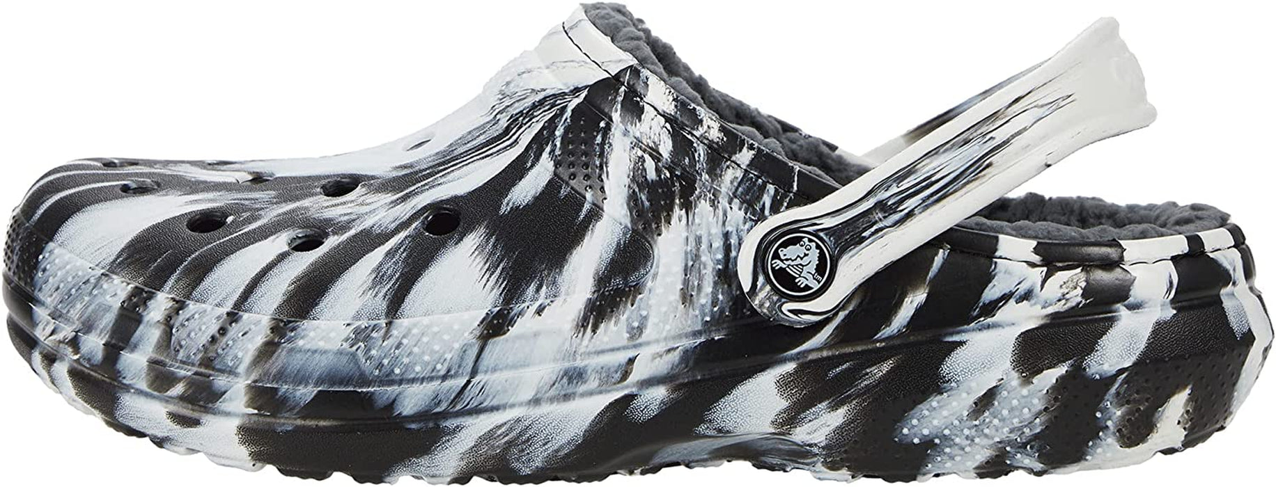 Unisex-Adult Classic Tie Dye Lined Clogs | Fuzzy Slippers