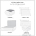 Mainstays Gray Geometric 6 Piece Bed in a Bag Comforter Set with Sheets, Twin