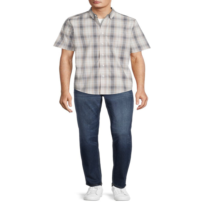 George Men’S Poplin Shirt with Short Sleeves