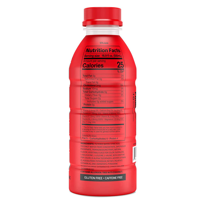 Drink Sports Beverage"Tropical PUNCH," Naturally Flavored, 10% Coconut Water, 250Mg Bcaas, B Vitamins, Antioxidants, 835Mg Electrolytes, 25 Calories per 16.9 Fl Oz Bottle (Pack of 12)