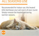 K&H PET PRODUCTS Thermo-Kitty, Heated Cat Bed Large 20 Inches Sage/Tan