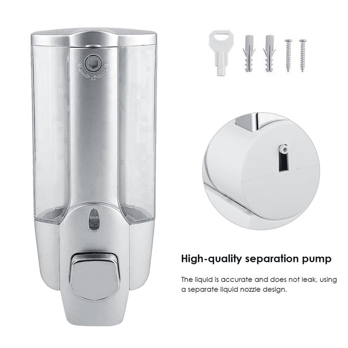 350Ml Soap Dispenser Wall Mounted Soap Dispenser Hand Liquid Soap Dispenser for Kitchen Bathroom