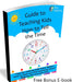 Telling Time Teaching Clock, Silent Non Ticking Analog Battery Operated Learning Clock for Kids, Perfect Room & Wall Decor for School Classrooms, Playrooms and Kids Bedrooms