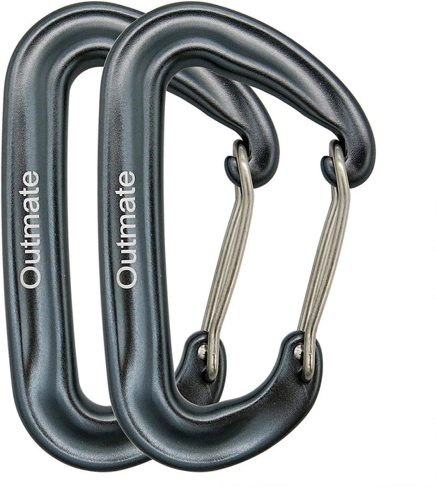Hammock Carabiner Clip,12Kn 7075 Aluminium Alloy Carabiners,Heavy Duty Clips 2645Lbs/1200Kg,Perfect Gear for Hammocks Camping Hiking Keyring and Utility