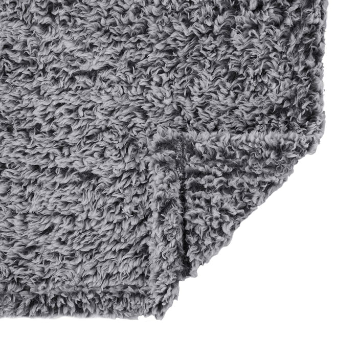 Mainstays Sherpa Throw Blanket - 50" X 60", Gray