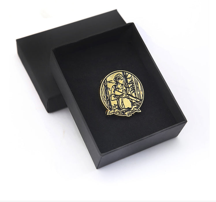 Golden Elly Tattoo Brooch One Piece Dropshipping