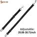 2 Pack Adjustable Pet Dog Cat Car Seat Belt Strap Safety Leads Seatbelt Harness for All Vehicle (Black)