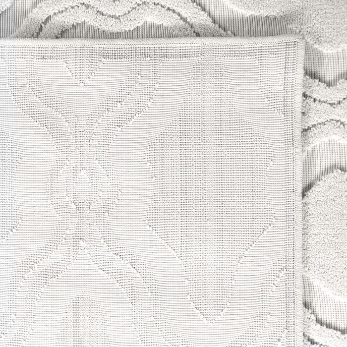 My Texas House Cotton Blossom, Country/Cottage, Geometric, Woven Area Rug, 5'2" X 7'6"