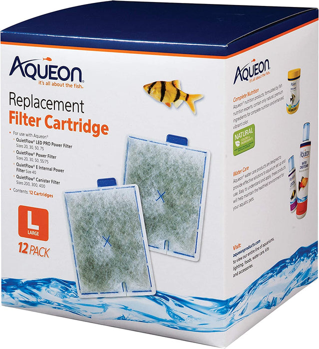 Aqueon Aquarium Fish Tank Replacement Filter Cartridges Extra Small - 3 Pack