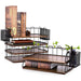 Desk Organizer, Paper Tray, Stackable Letter Tray Organizer with Pen Holder (2 Layer)