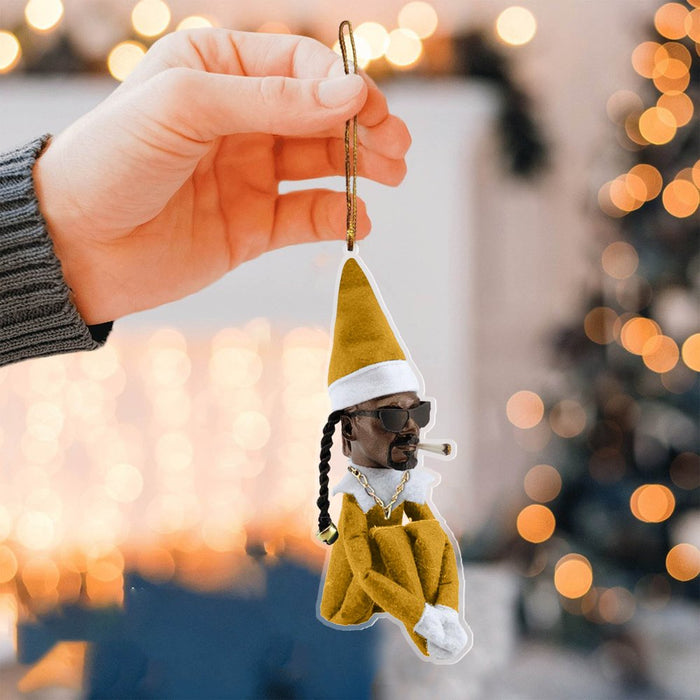 Home Decor 2PC Snoop on the Bent over Doll Family Garden Decoration Pendant