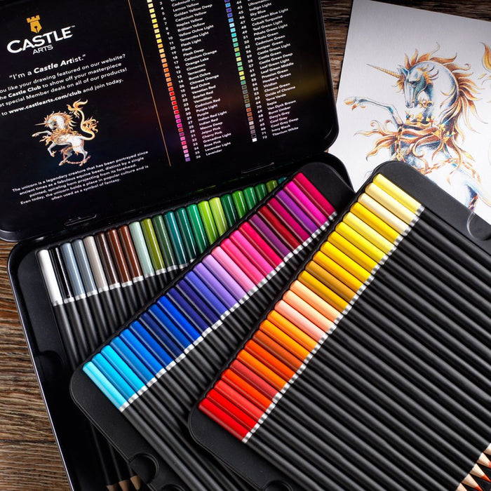 72 Colored Pencils Set