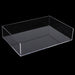2-Pack Acrylic Stackable Letter Tray Desk Organizer Vertical Clear Paper Tray Desktop File Book Storage Shelf