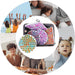 Fidget Sensory Toy, Push Big Size Pop It 100 Bubbles Sensory Toy, 1 Pack Square Silicone Puzzle Toy, Stress Pressure Relieving for Kids, Adults for Relaxing(Ombre)