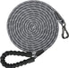 Heavy Duty Dog Leash, 30FT Reflective Dog Leash with Swivel Lockable Hook and Comfortable Padded Handle, Puppy Leash for Walking, Hunting, Camping, Backyard for Small Medium and Large Dogs