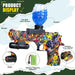 Gel Ball Blaster- Splatter , Shoots Gel Ball- Backyard Fun and Outdoor Games for Boys and Girls Ages 9+ (1087)