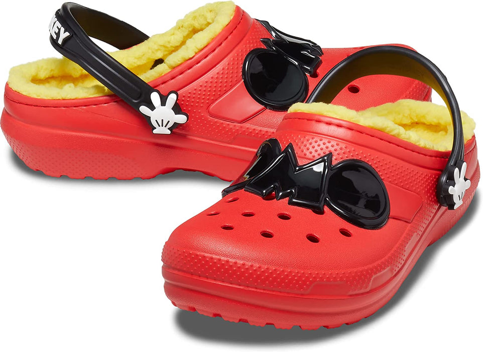Unisex-Child Kids' Classic Lined Disney Clog | Mickey and Minnie Mouse Shoes