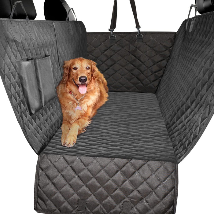 Dog Car Seat Covers, 100% Waterproof Scratch Proof Nonslip Dog Seat Cover, 600D Heavy Duty Seat Cover for Dogs, Dog Car Hammock Pet Seat Cover for Back Seat Car Trucks SUV
