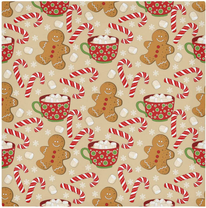 Wusikd Snowflakes Buffalo Plaid Cloth Napkins Set of 6 Winter Christmas Dinner Napkins Solid Washable Reusable Polyester Table Napkins Oversized 20"X20" with Hemmed Edges for Home Weeding Decoration