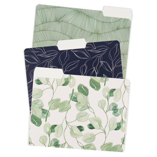 Arid Ivy File Folders, Letter, 3 Tab, Multi-Color, 6 Count, 3168U