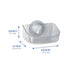 Clear Suction Soap Dish, Mainstays Power Grip