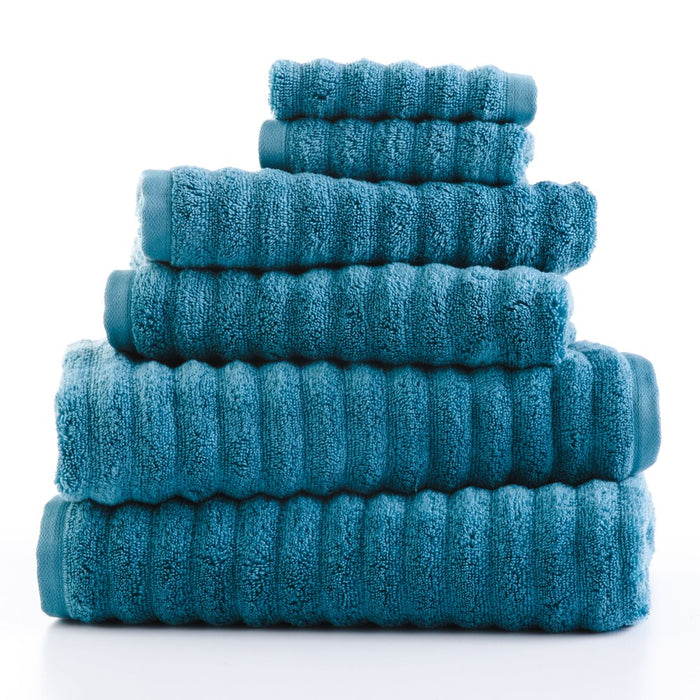 Mainstays Performance Textured Bath Sheet, 62" X 30", Cool Water