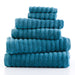 Mainstays Performance Textured Bath Sheet, 62" X 30", Cool Water