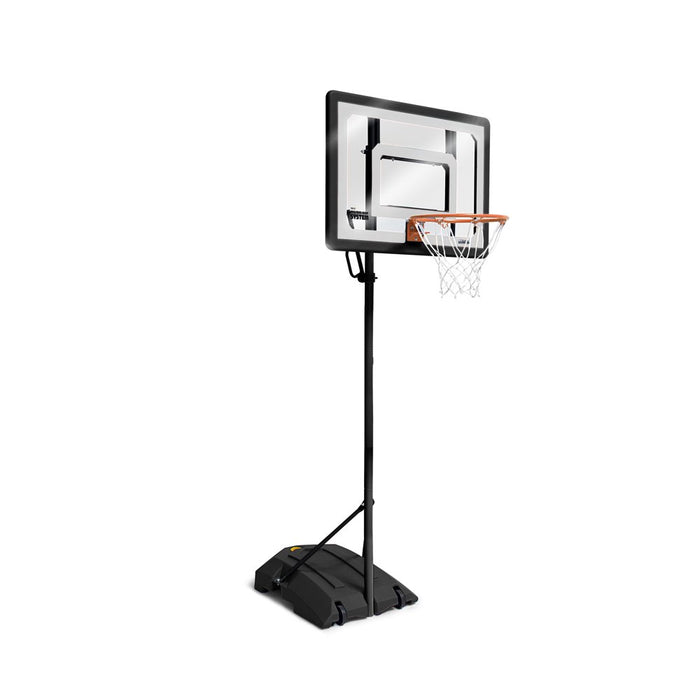 SKLZ Pro Mini Portable Basketball System Hoop with Adjustable Height 3.5 to 7 Ft., Includes 7 In. Mini Ball