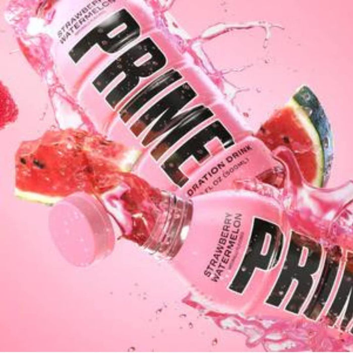 NEW! Prime Hydration Sports Drink All 8 Flavors Variety Pack - Energy Drink, Electrolyte Beverage - Meta Moon, Lemon Lime, Tropical Punch, Blue Raspberry, Orange, Grape, Ice Pop & Strawberry Watermelon - 16.9 Fl Oz (8-Pack)