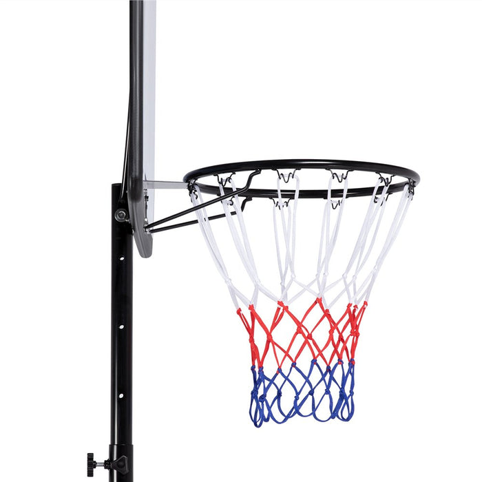 7-9.2 Ft. Height Adjustable Hoop Portable Basketball System Goal Outdoor Kids Youth with Wheels and Weighted Base