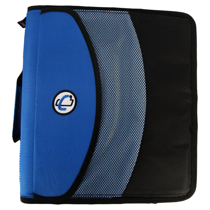 Case It Dual-121-A, Binder 2-In-1 Zipper Binder