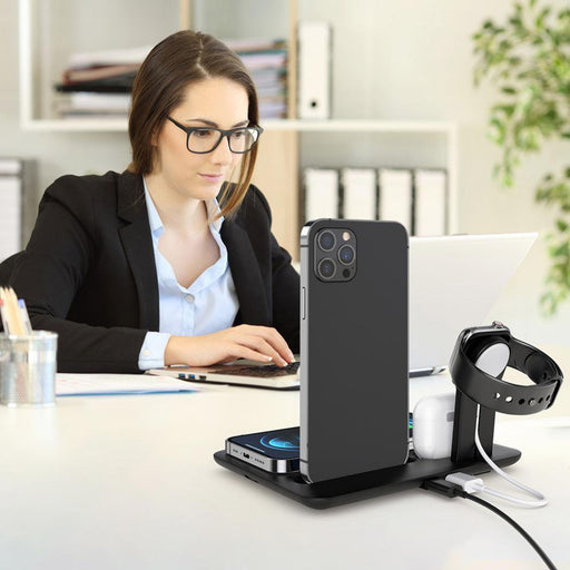 Five-In-One Wireless Charger for IOS and Android