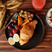 Coupe Dinnerware Set, Service for 8, Black Matte, 32 Piece