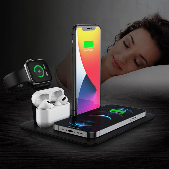 Five-In-One Wireless Charger for IOS and Android
