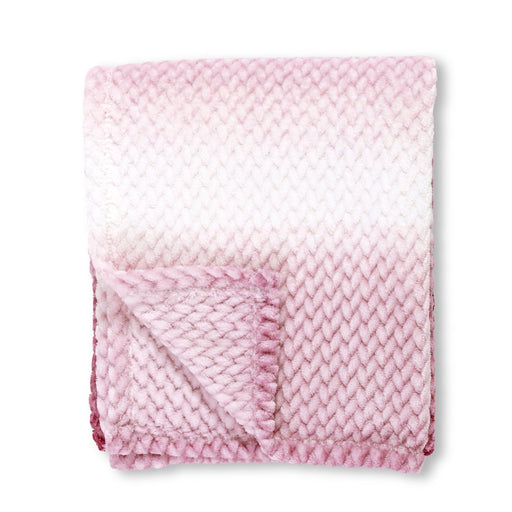 Mainstays Ombre Velvet Plush Throw, 50 X 60 - Plum