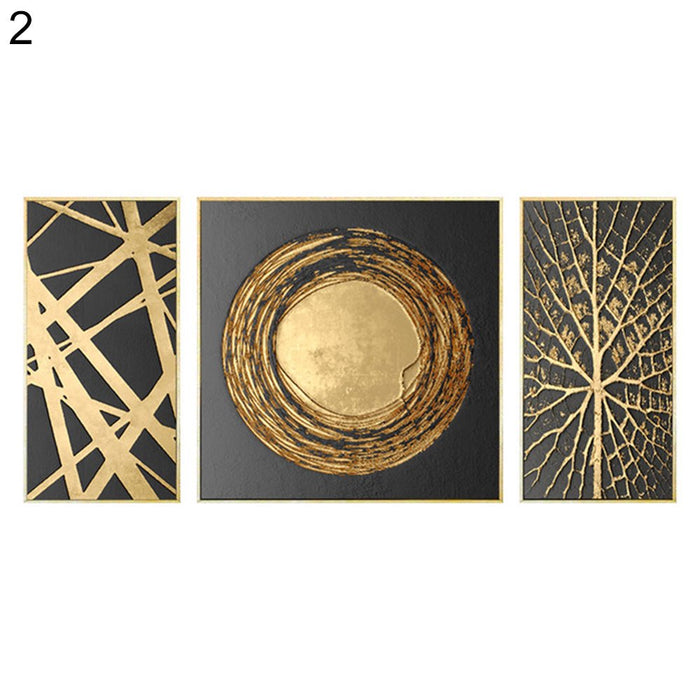 Abstract Geometric Painting Wall Decoration for Bedroom 3 Piece Abstract Canvas Wall Art for Living Room Modern Canvas Prints Kitchen Bathroom Wall Decor Office Home Decoration