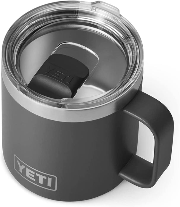 Rambler 14 Oz Mug, Vacuum Insulated, Stainless Steel with Magslider Lid, Stainless